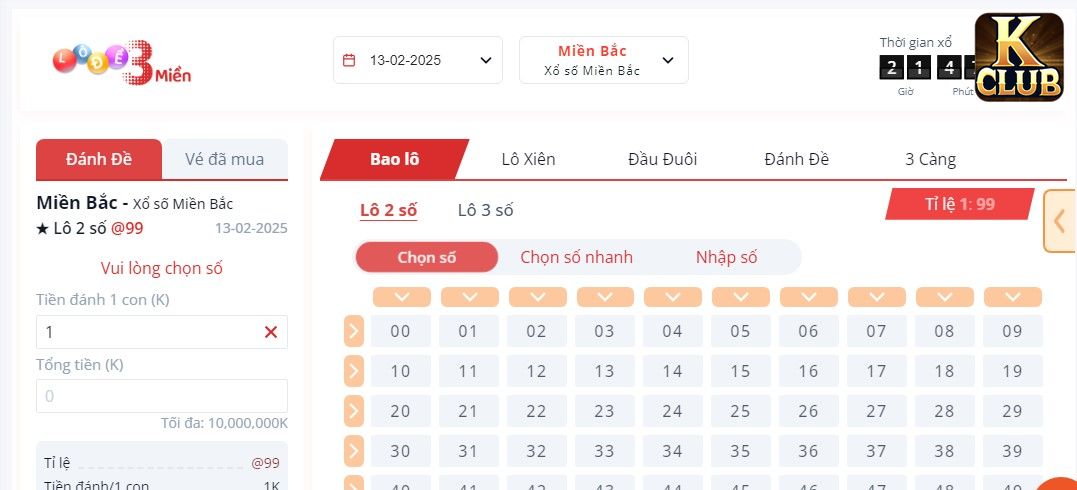 Hệ thống xổ số tại VeeWin lý do nhiều người lựa chọn