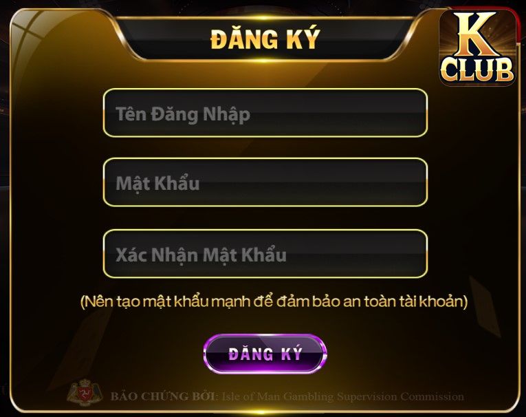 Tạo tài khoản VeeWin bước đầu tiên để tham gia