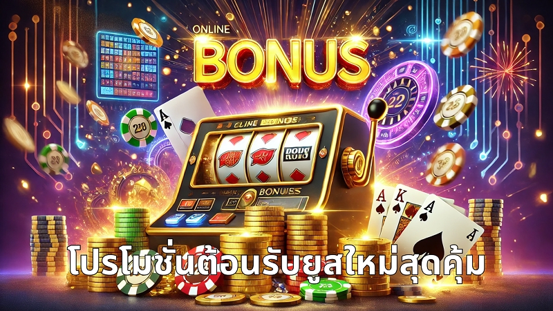 โปรโมชั่นต้อนรับยูสใหม่สุดคุ้ม